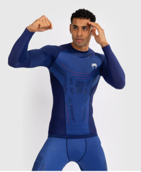 Rashguard VENUM Technical 3.0 Dl. rukáv - modrá