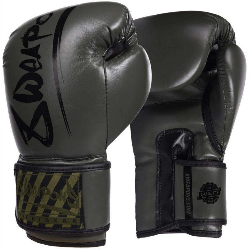 8 WEAPONS Boxerské rukavice Unlimited - olive