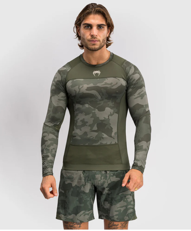 Rashguard VENUM G-Fit Air Dl. rukávem - army camo