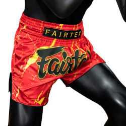 Thai šortky Fairtex BS1946 Inferno - červené
