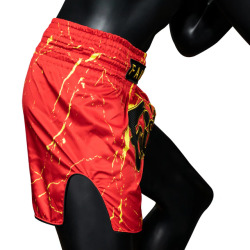 Thai šortky Fairtex BS1946 Inferno - červené