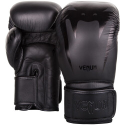 Boxerské rukavice VENUM GIANT 3.0 kůže - černo/černé