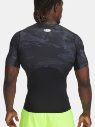 Pánské kompresní triko Under Armour Printed SS - černé