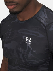 Pánské kompresní triko Under Armour Printed SS - černé