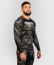 Rashguard VENUM Invader DL. rukáv - černo/sand