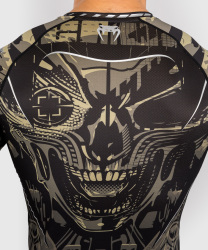 Rashguard VENUM Invader DL. rukáv - černo/sand
