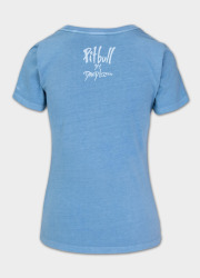PitBull West Coast Dámské triko Denim Washed BEACHBREAK - modré