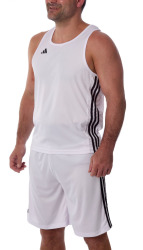 ADIDAS Pánské boxerské tílko ADIDAS - bílé