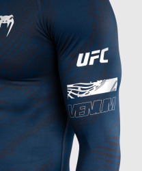 Rashguard VENUM UFC Fusion by Venum Fight Week Dl. rukáv - oceanic modrý