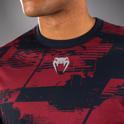Pánské triko VENUM UFC Zenith by Venum Authentic Fight Week DL.rukáv. - červeno/černé