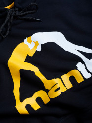MANTO Pánska mikina LOGO 2.0 - černá