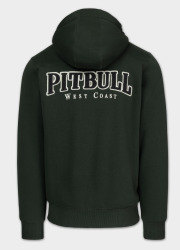 PitBull West Coast Pánská mikina RUFFIN DETROIT KPZ - zelená