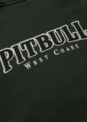 PitBull West Coast Pánská mikina RUFFIN DETROIT KPZ - zelená