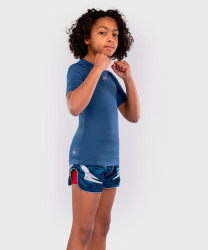 Dětský Rashguard VENUM Contender Kr. rukáv - modrý