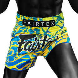 Thai šortky Fairtex BS1927 - Magma Green