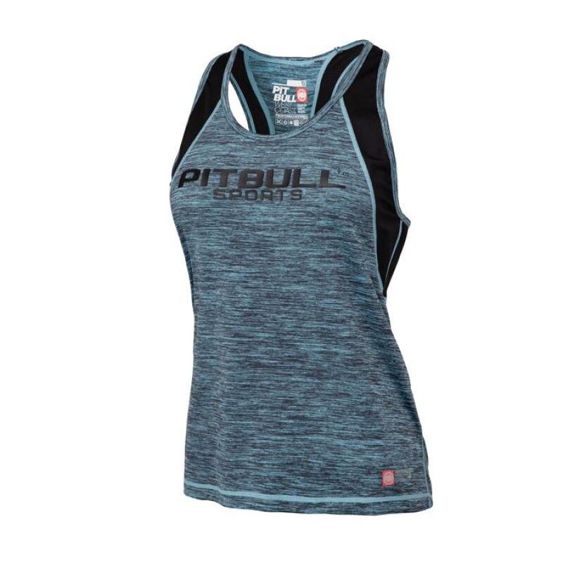 PitBull West Coast Dámský Top Tank PERFORMANCE PRO PLUS - tyrkysový