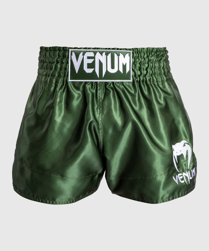 Thai trenýrky VENUM CLASSIC - khaki/bílé