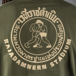 Pánské triko Venum x Rajadamnern - zelené