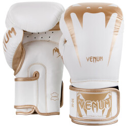 Boxerské rukavice VENUM GIANT 3.0 kůže - bílo/zlaté
