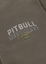 PitBull West Coast Pánská mikina SANTA MUERTE KPZ - tmavě zelená
