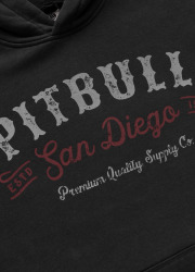 PitBull West Coast Pánská mikina STRENGTH & RESPECT KP - černá