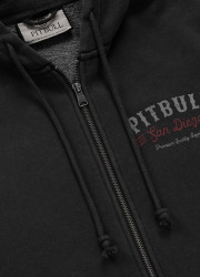 PitBull West Coast Pánská mikina STRENGTH & RESPECT KPZ - černá
