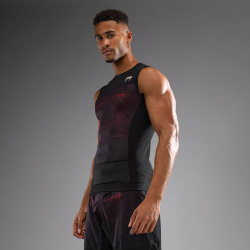 Rashguard VENUM bez rukávu G-Fit Air - černo/červený