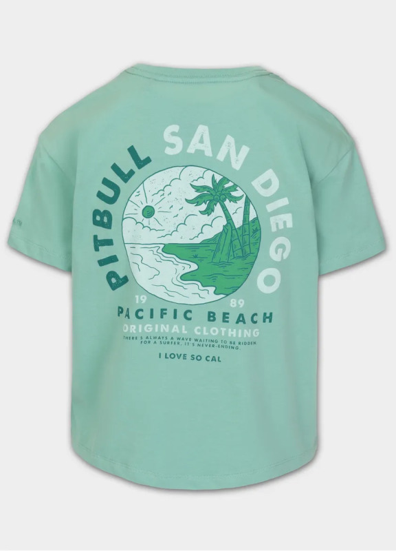 PitBull West Coast Dámské triko PLANET SURF - mintové