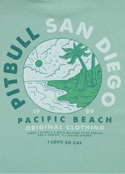 PitBull West Coast Dámské triko PLANET SURF - mintové