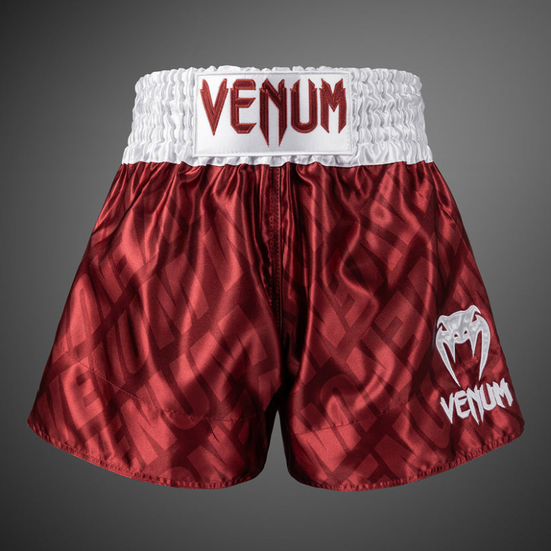 Thai trenýrky VENUM Contender XT - červeno/bílé
