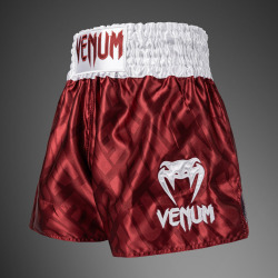 Thai trenýrky VENUM Contender XT - červeno/bílé