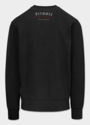 PitBull West Coast Pánská mikina STRENGTH & RESPECT crewneck - černá