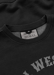 PitBull West Coast Pánská mikina STRENGTH & RESPECT crewneck - černá