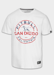 PitBull West Coast Triko SAN DIEGO INS. - bílé