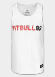 Pitbull West coast Pánské tílko Dog 89 - bílé