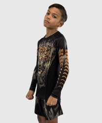 Dětský Rashguard VENUM Tiger Dl. rukáv - černo/oranžový
