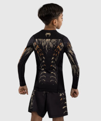 Dětský Rashguard VENUM Tiger Dl. rukáv - černo/oranžový