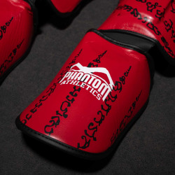 PHANTOM Chrániče holení muay thai - červené