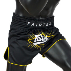 Thai šortky Fairtex BS1903 Focus - černé
