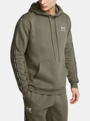 Pánská mikina UNDER ARMOUR Icon Fleece HD Taping - zelená