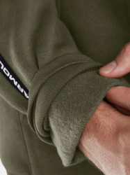 Pánská mikina UNDER ARMOUR Icon Fleece HD Taping - zelená