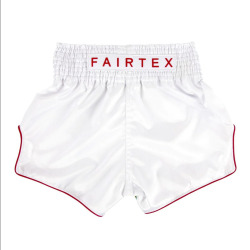 Thai šortky Fairtex BS1908 Satoru Collection - bílé