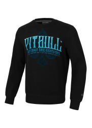 PitBull West Coast Pánská mikina Blue Skull - černá