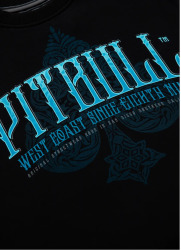 PitBull West Coast Pánská mikina Blue Skull - černá