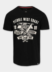 PitBull West Coast Triko OLDSCHOOL RAZOR - černé