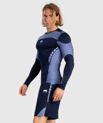 Rashguard VENUM Tempest s Dl. rukávem - tmavě modrý