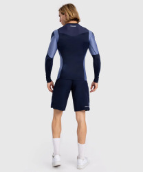 Rashguard VENUM Tempest s Dl. rukávem - tmavě modrý