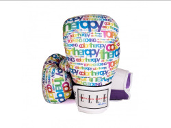 Boxerské rukavice TOP KING a Elle Active Color Therapy - bílo/červená