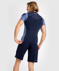Rashguard VENUM Tempest s Kr. rukávem - tmavě modrý