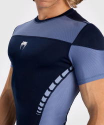 Rashguard VENUM Tempest s Kr. rukávem - tmavě modrý